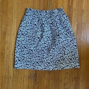 J. Crew Daisy Print Skirt